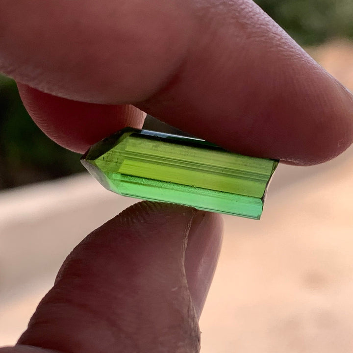 1.76 Grams Facet Rough Super Clean Green Tourmaline