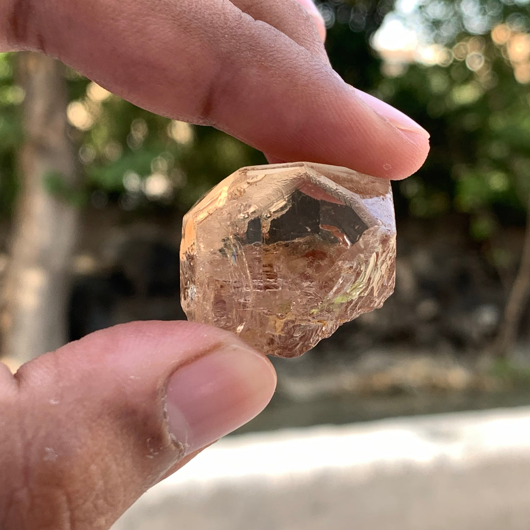 30 Grams Facet Rough Golden Skardu Topaz