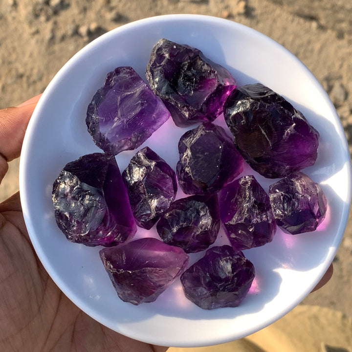 165 Grams Facet Rough African Amethyst