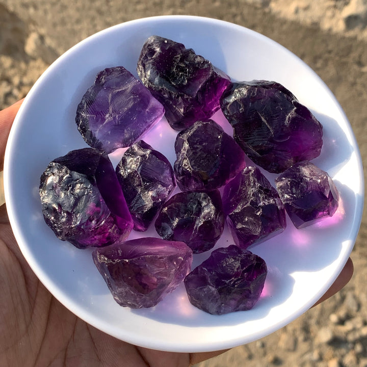 165 Grams Facet Rough African Amethyst