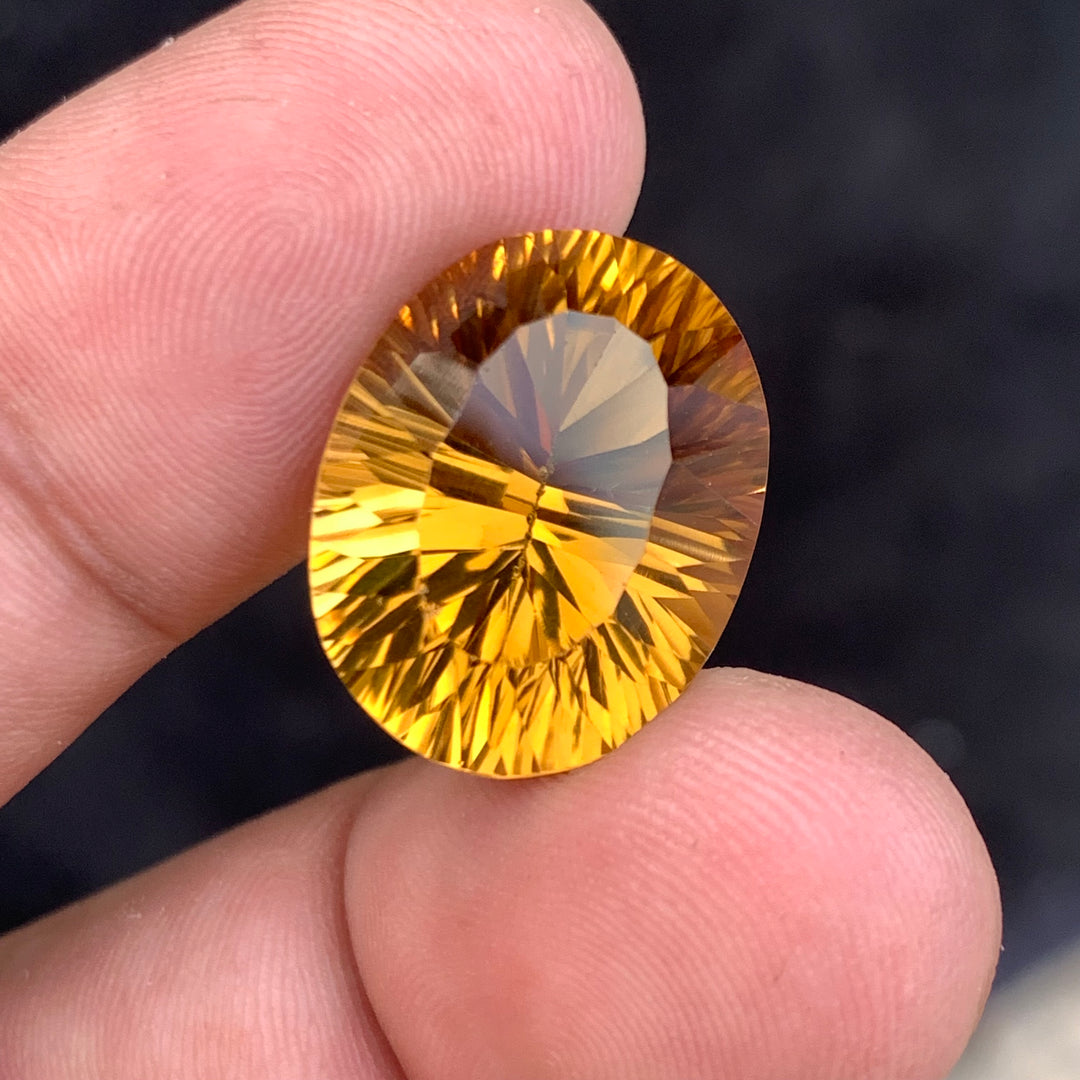 Fancy Cut Citrine Loose Stone 18.65 Carats