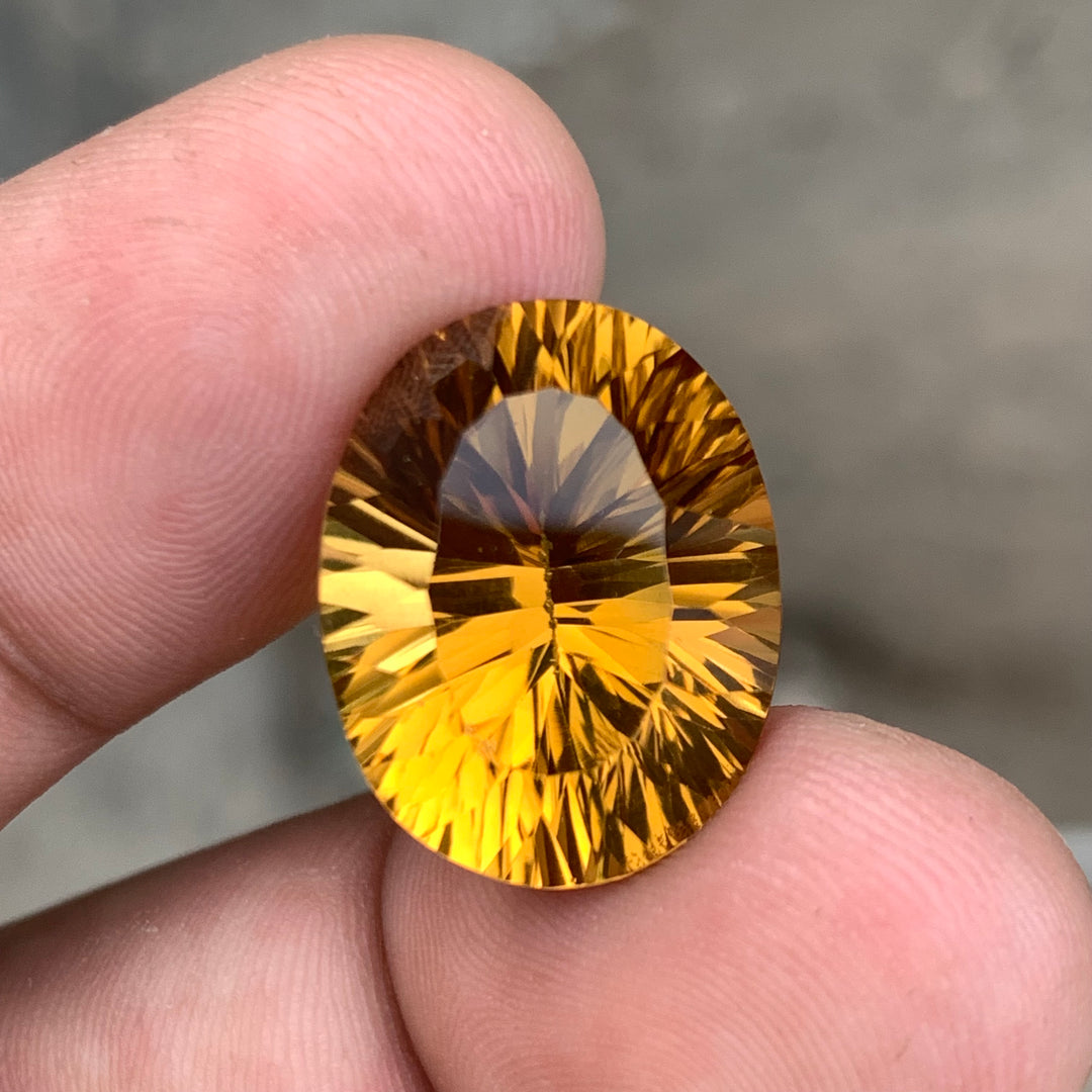 Fancy Cut Citrine Loose Stone 18.65 Carats