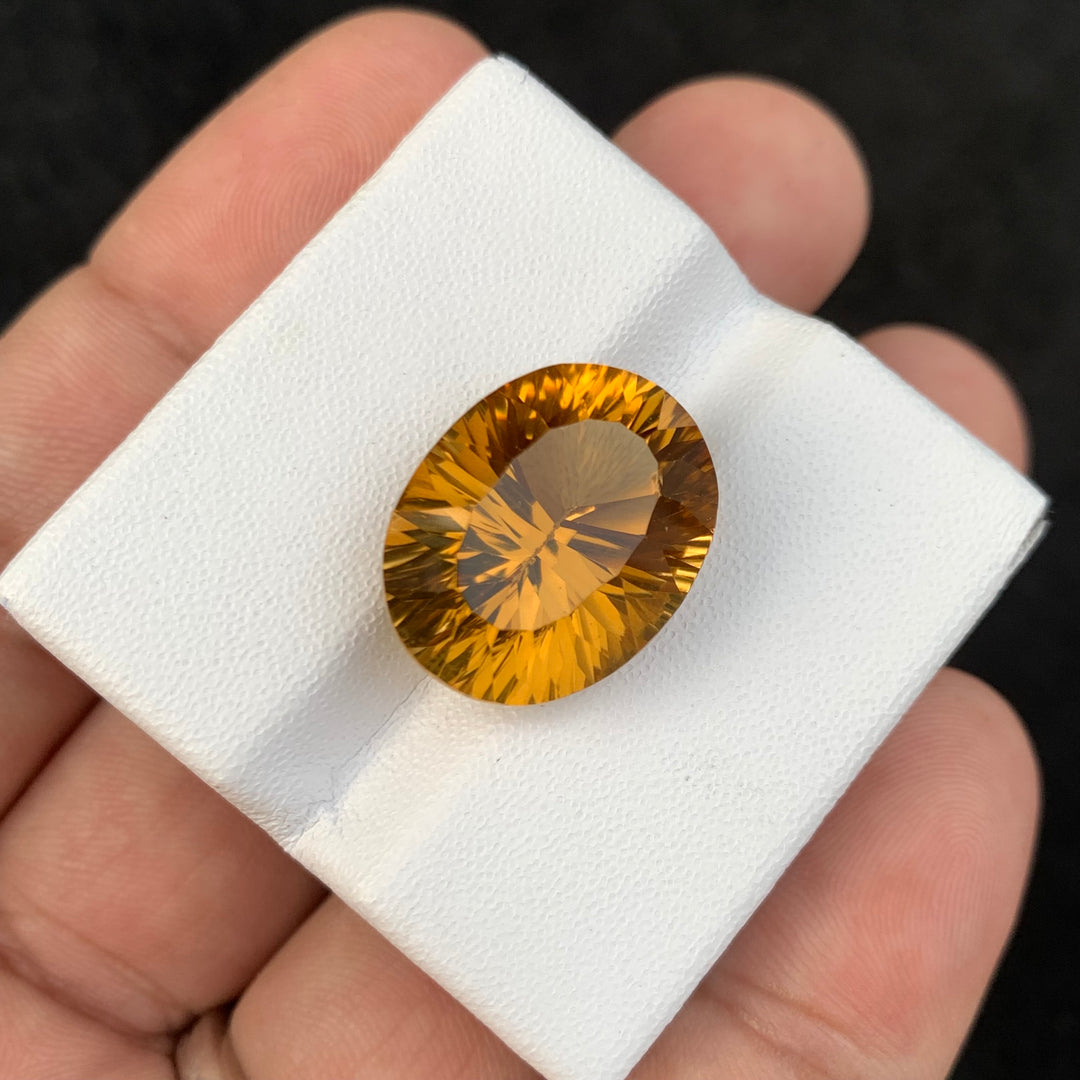 Fancy Cut Citrine Loose Stone 18.65 Carats