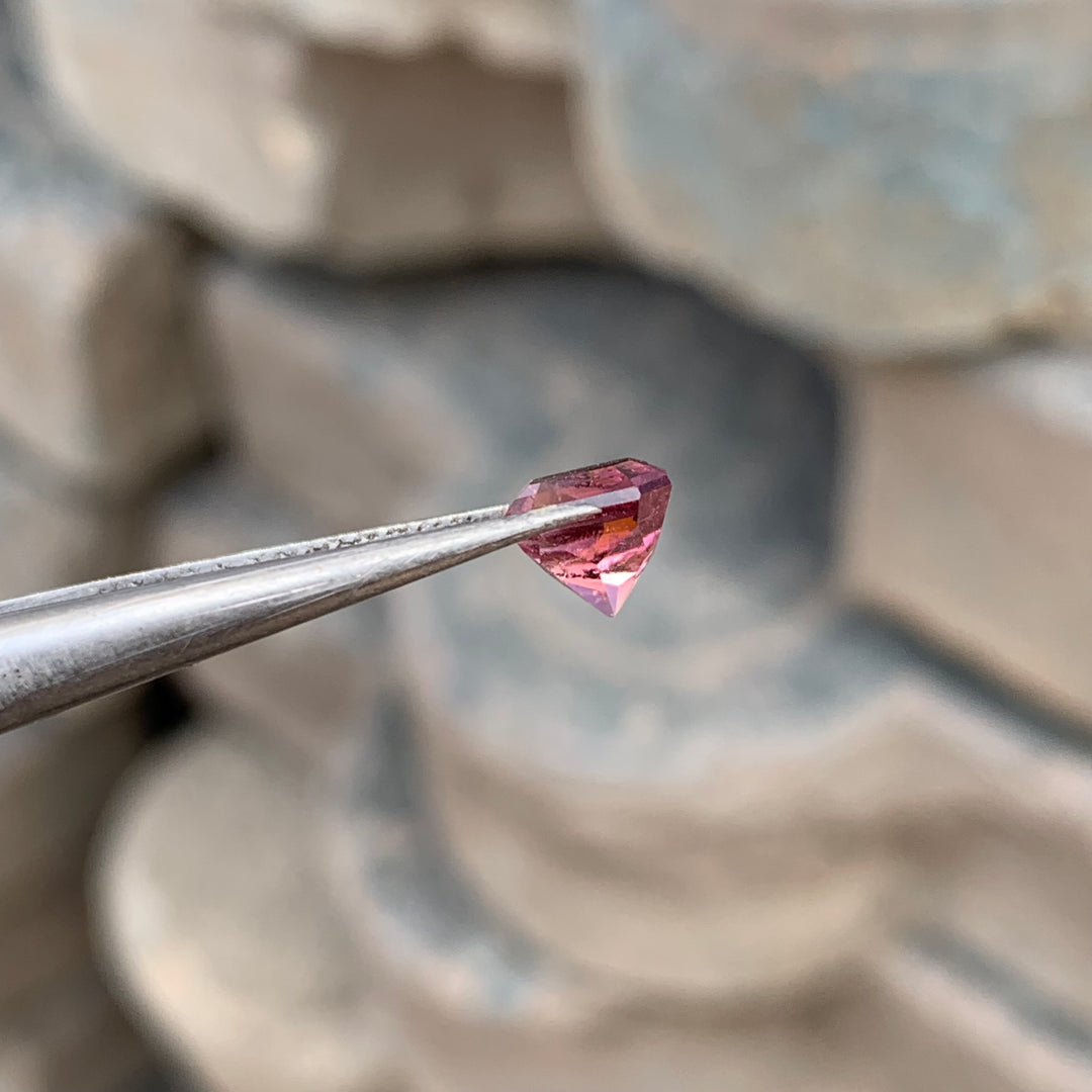 1 Carat Faceted Baby Pink Tourmaline