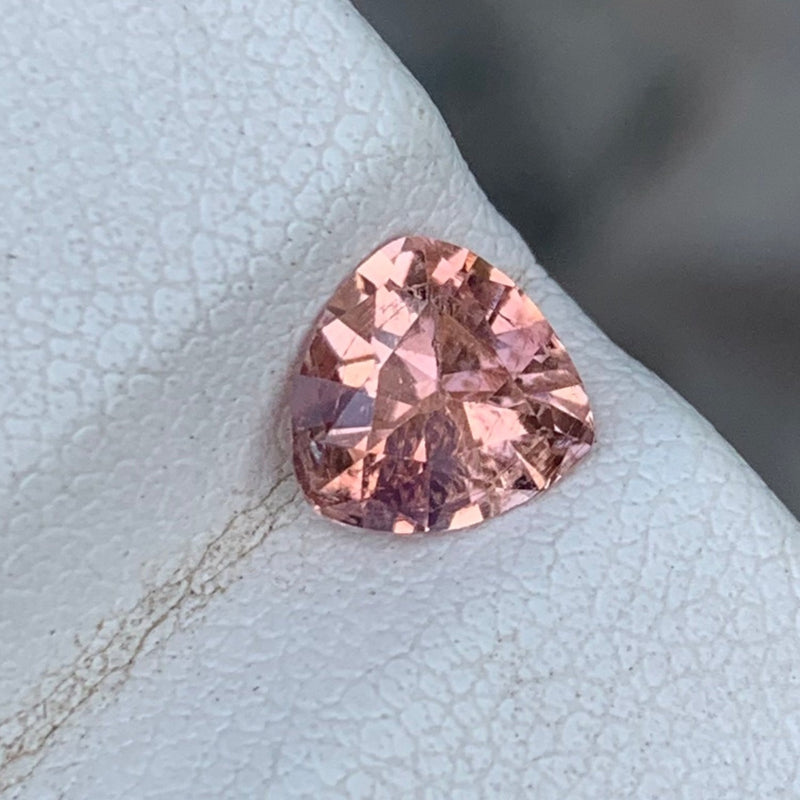 0.90 Carats Faceted Peach Tourmaline