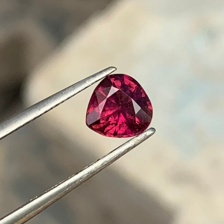 0.75 Carats Faceted Hot Pink Tourmaline