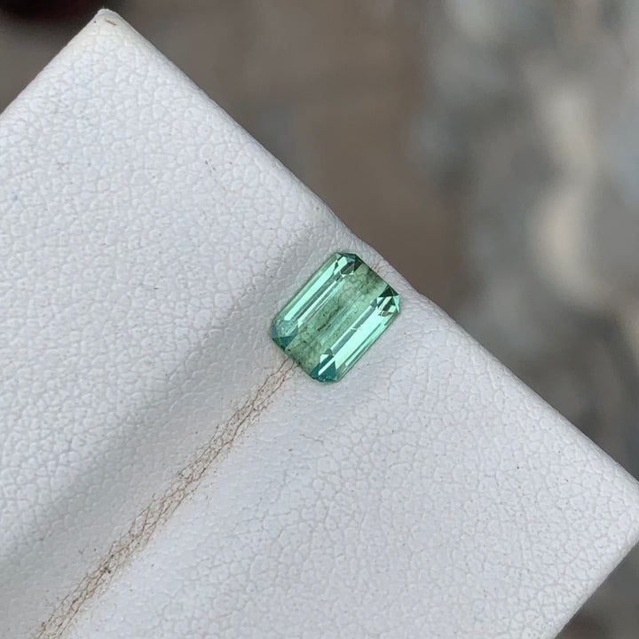 0.90 Carats Faceted Mint Tourmaline