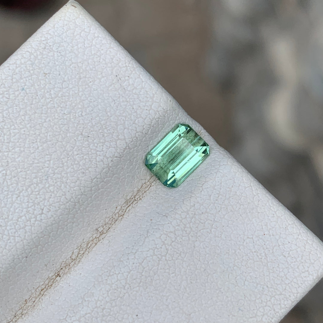 0.90 Carats Faceted Mint Tourmaline