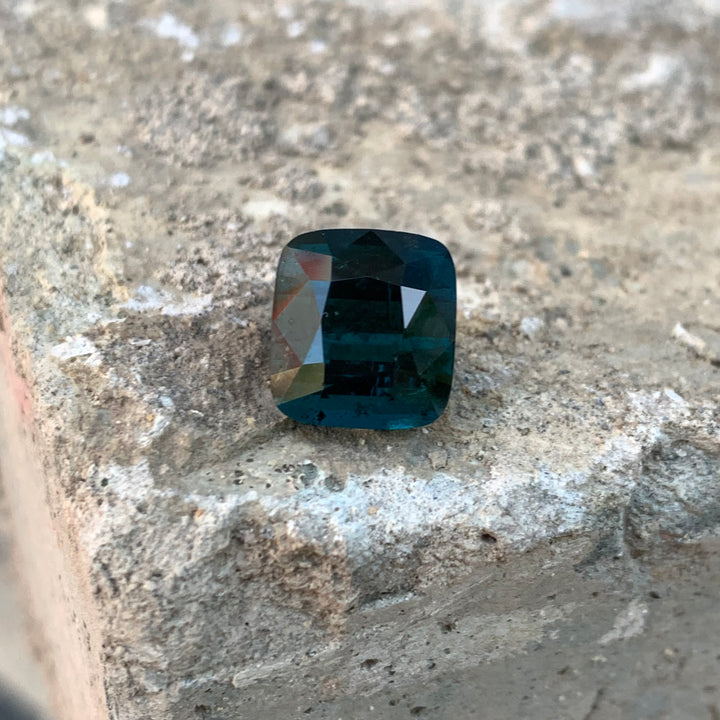 5.40 Carats Faceted Semi-Precious Indicolite Tourmaline