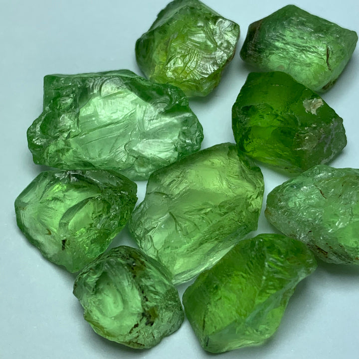 15 Grams Facet Rough Eye Clean Peridot