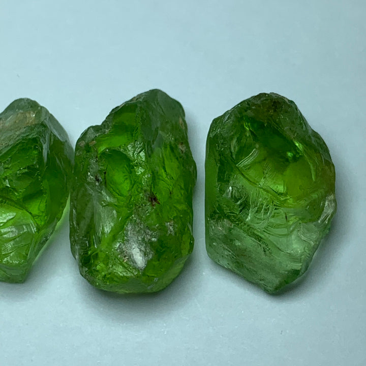 9 Grams Facet Rough Eye Clean Peridot