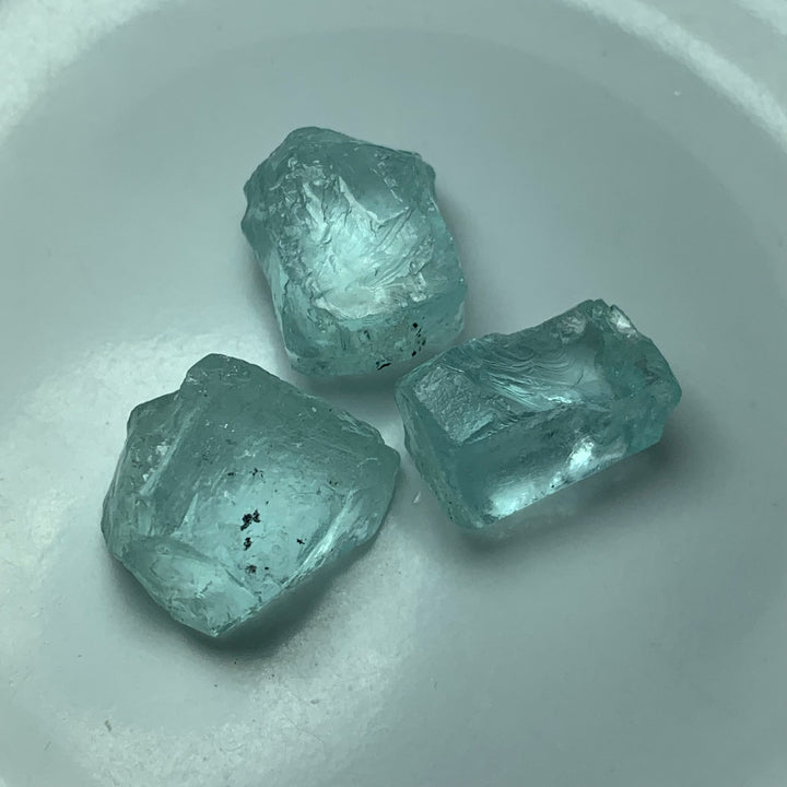 12.30 Grams Facet Rough High Quality Bluish Aquamarine