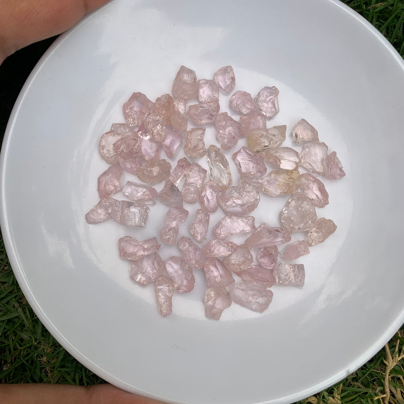 115 Carats Facet Rough Pink Morganite