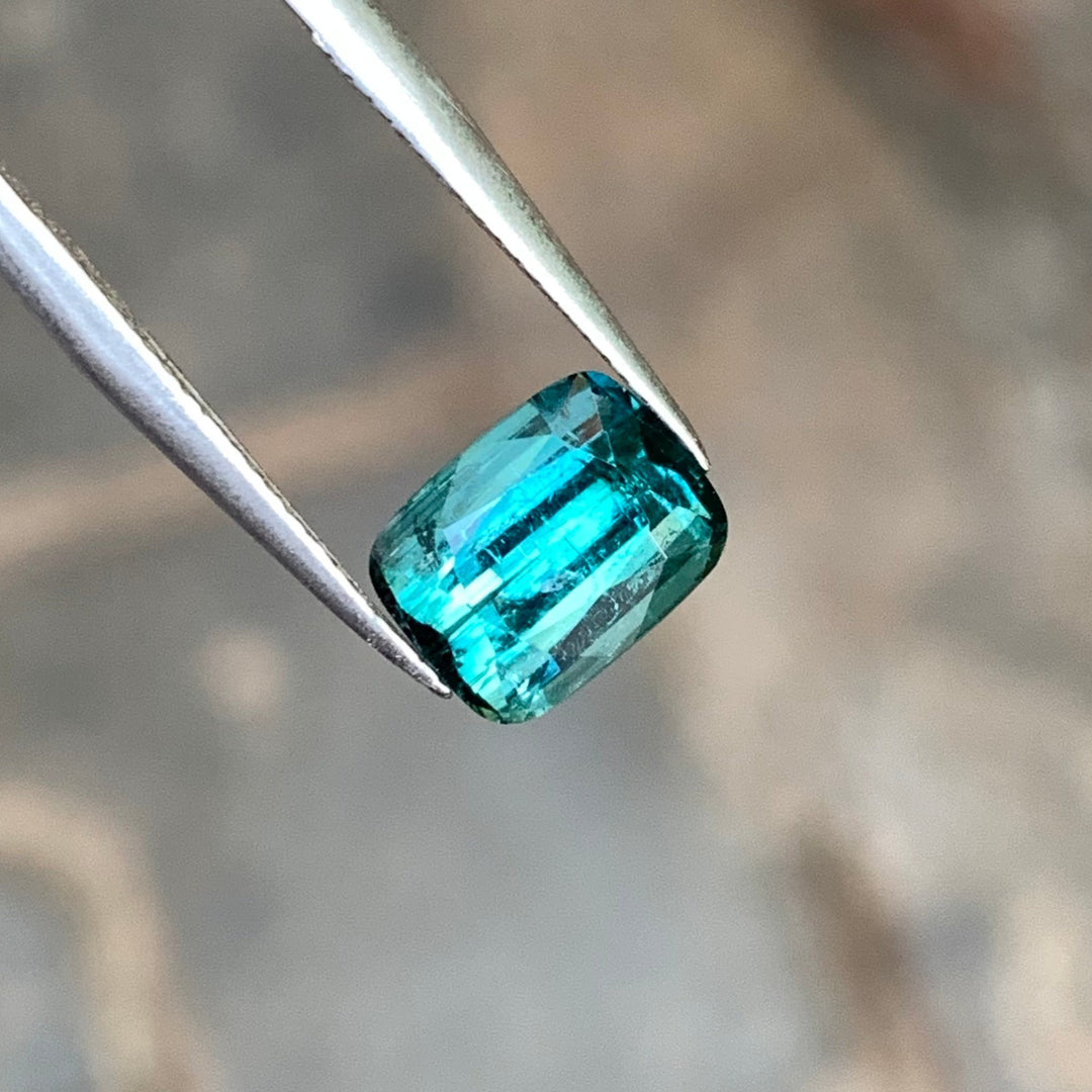 2.15 Carats Faceted Indicolite Tourmaline