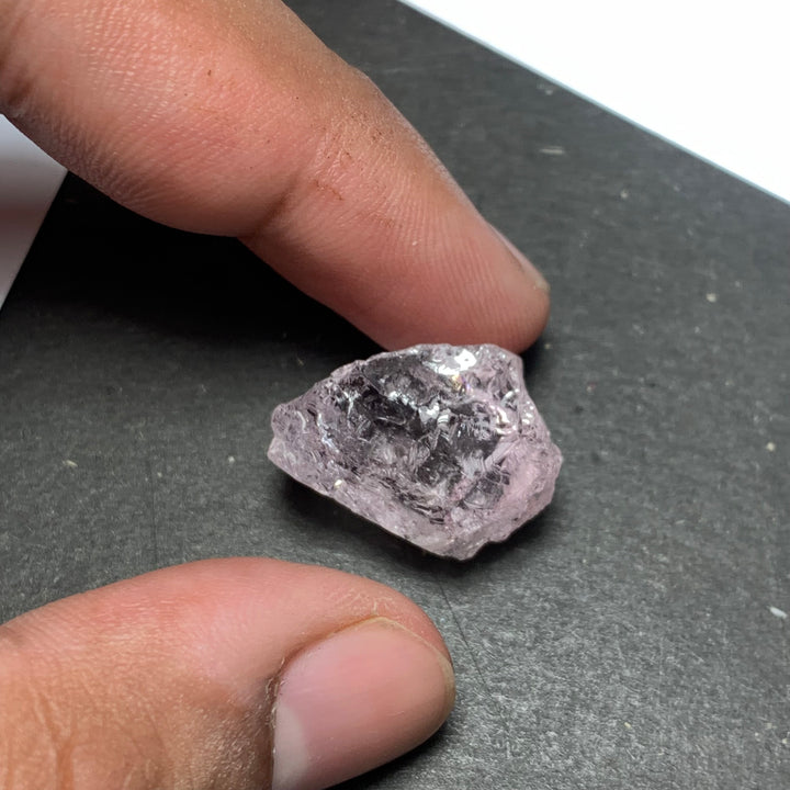 6.81 Grams Facet Rough Clean Pink Morganite