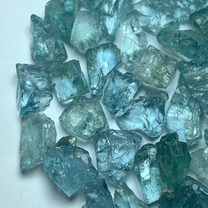 150 Carats Facet Rough African Aquamarines