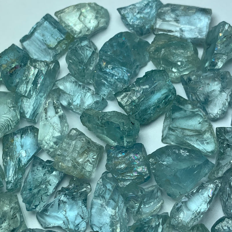 150 Carats Facet Rough African Aquamarines