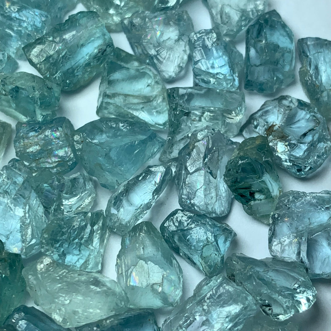 150 Carats Facet Rough African Aquamarines