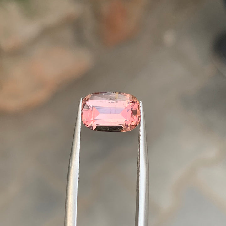 Peach Color Tourmaline Loose 2.75 Carats | Sunset Tourmaline Loose