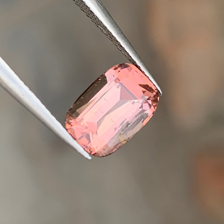 Peach Color Tourmaline Loose 2.75 Carats | Sunset Tourmaline Loose