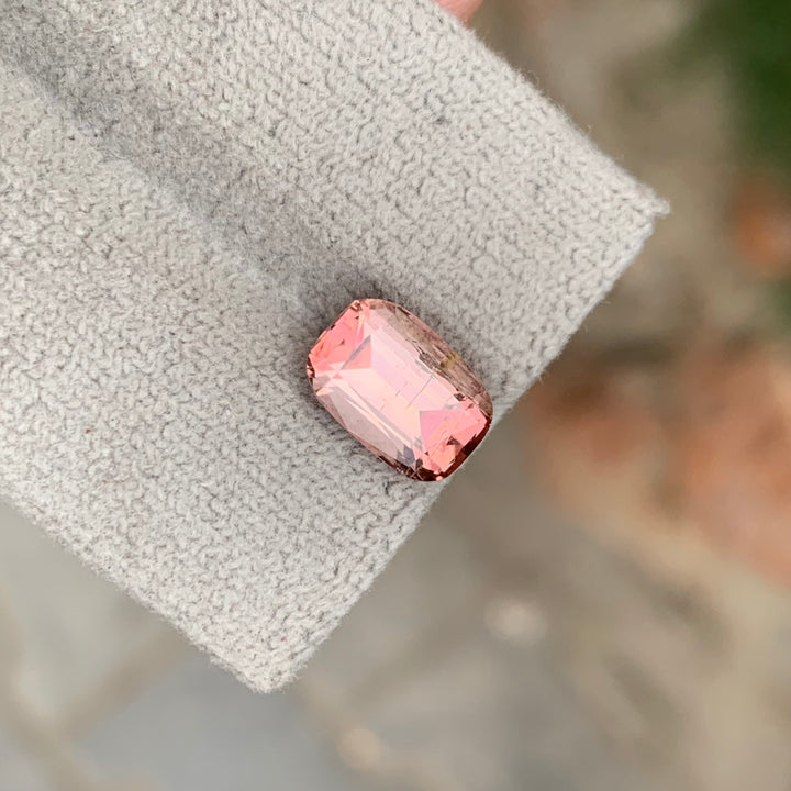 Peach Color Tourmaline Loose 2.75 Carats | Sunset Tourmaline Loose