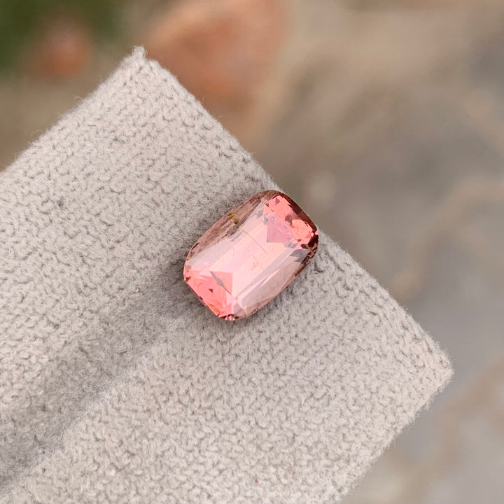 Peach Color Tourmaline Loose 2.75 Carats | Sunset Tourmaline Loose