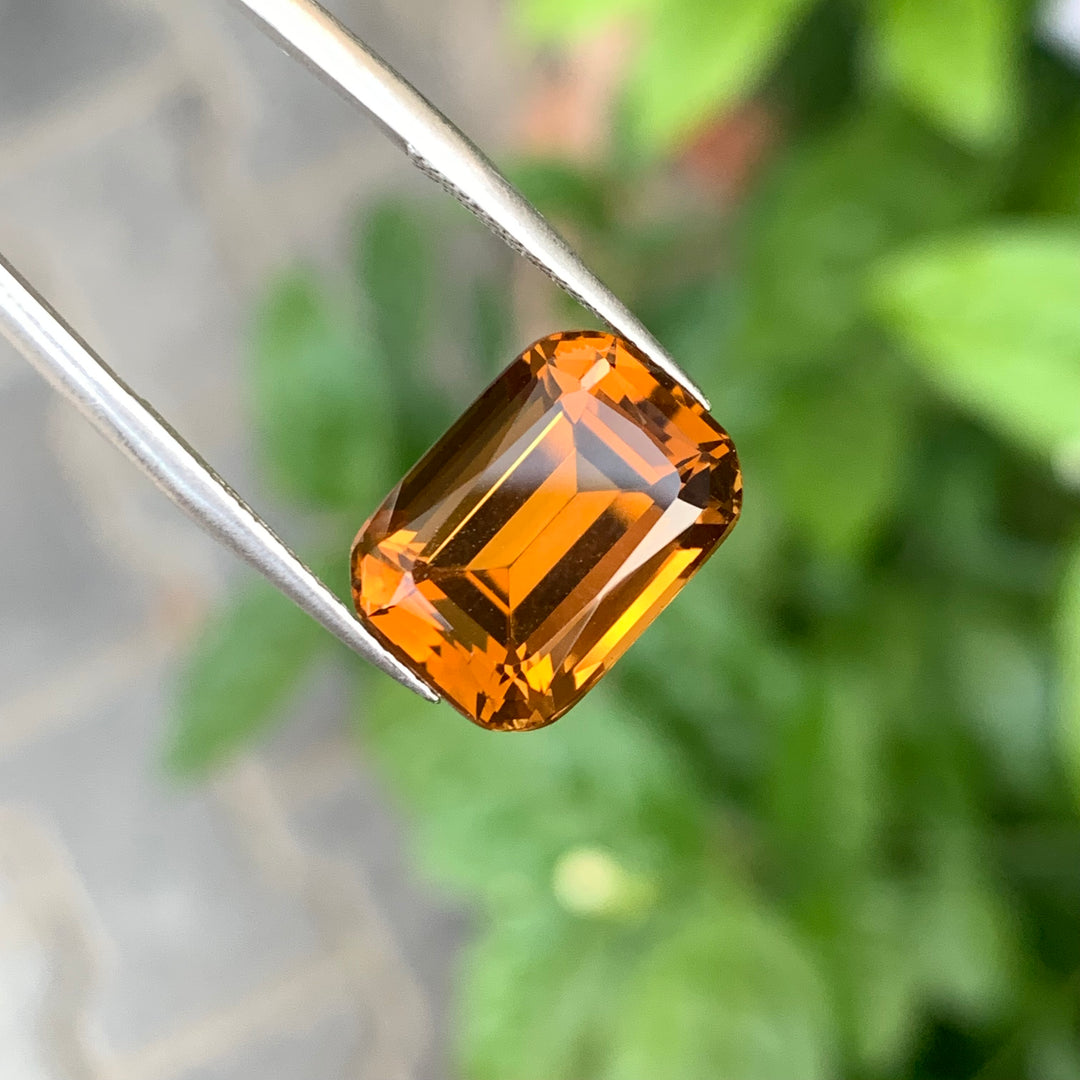 8.25 Carats Faceted Honey Citrine