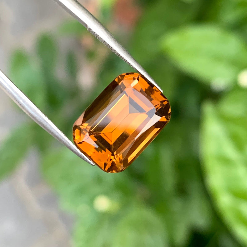 8.25 Carats Faceted Honey Citrine