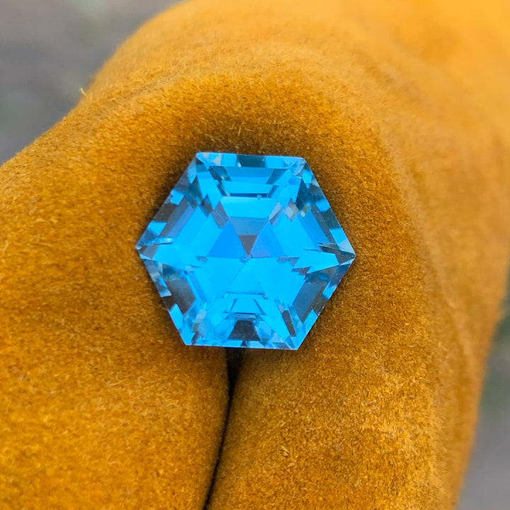 Topaz Loose Stone 16.25 Carats | Hexagon Shape Loose Gemstone