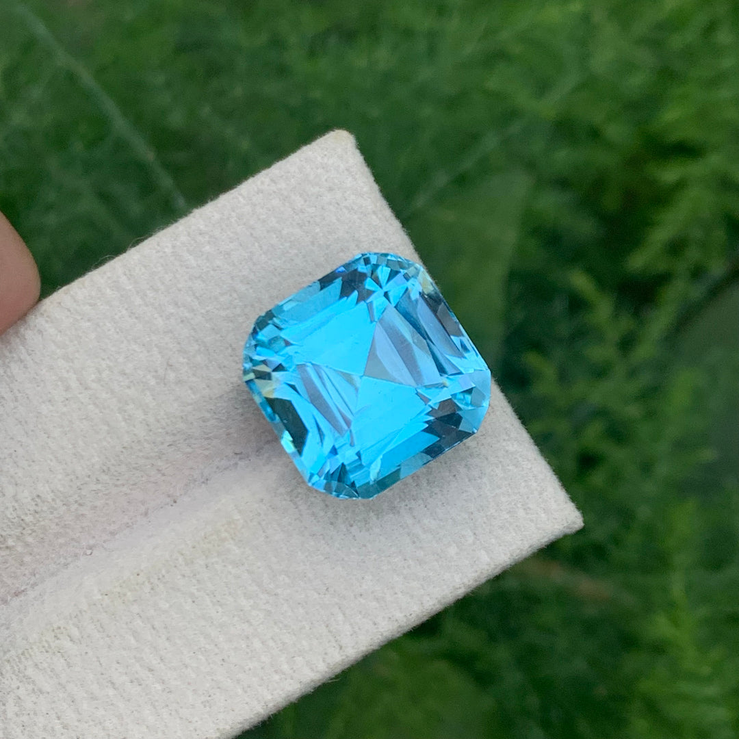 Sky Blue Topaz 21 Carats | Cushion Cut Blue Topaz