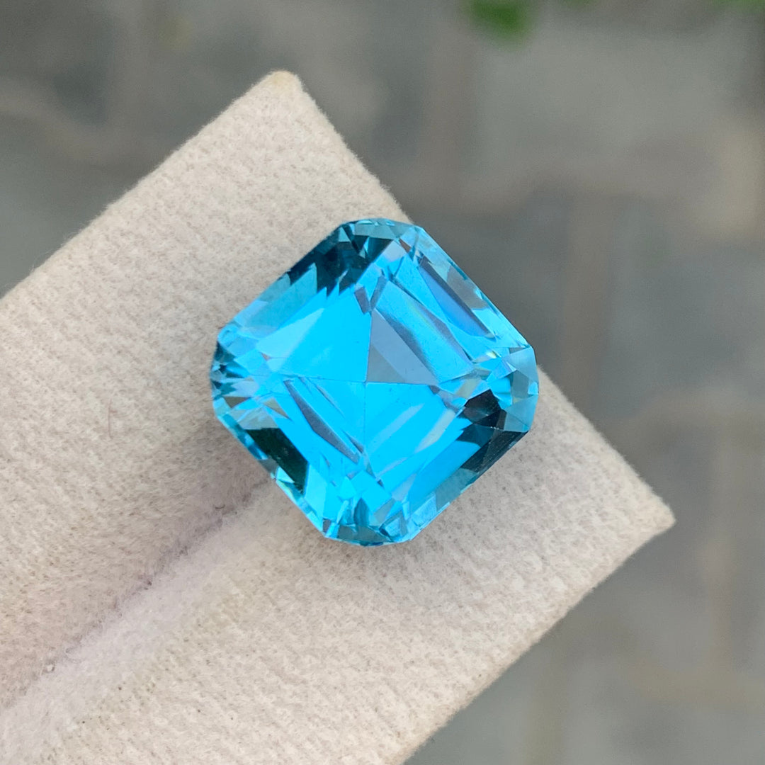 Sky Blue Topaz 21 Carats | Cushion Cut Blue Topaz