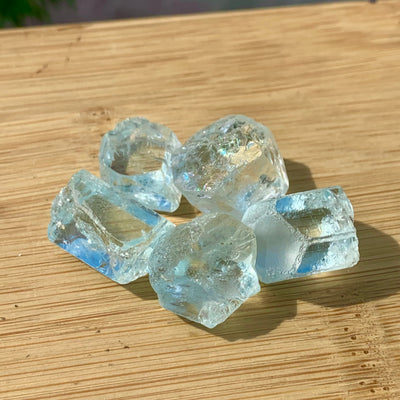 25.39 Grams Facet Grade Bluish Aquamarine Parcel