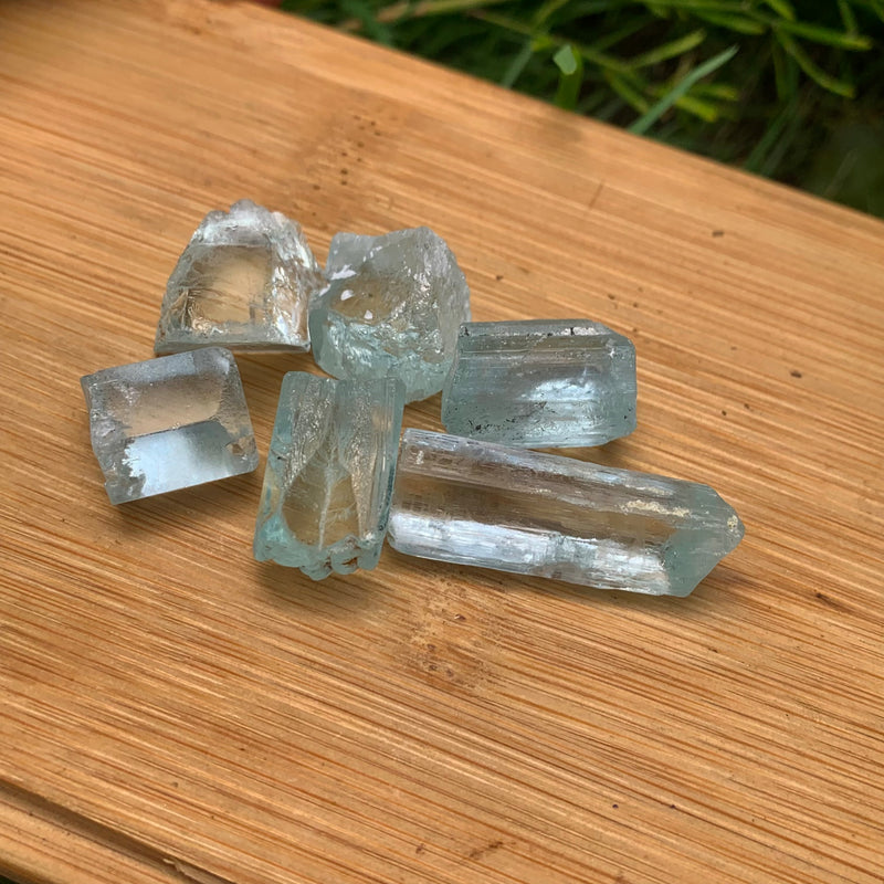 30 Grams Facet Grade Bluish Aquamarine Parcel