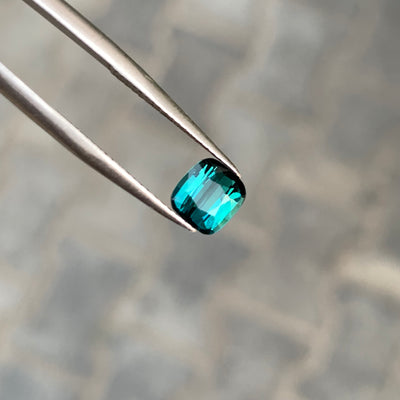 1 Carats Faceted Blue Tourmaline