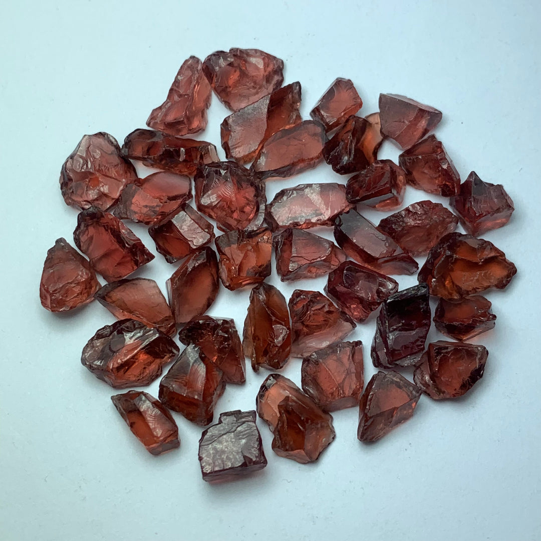 20 Grams Facet Grade Almandine Garnet