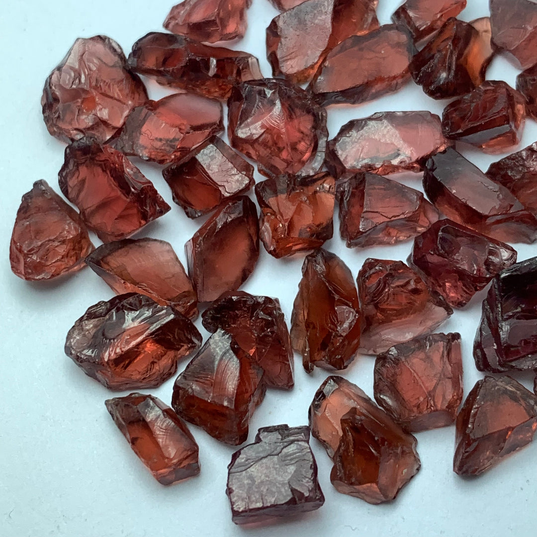 20 Grams Facet Grade Almandine Garnet