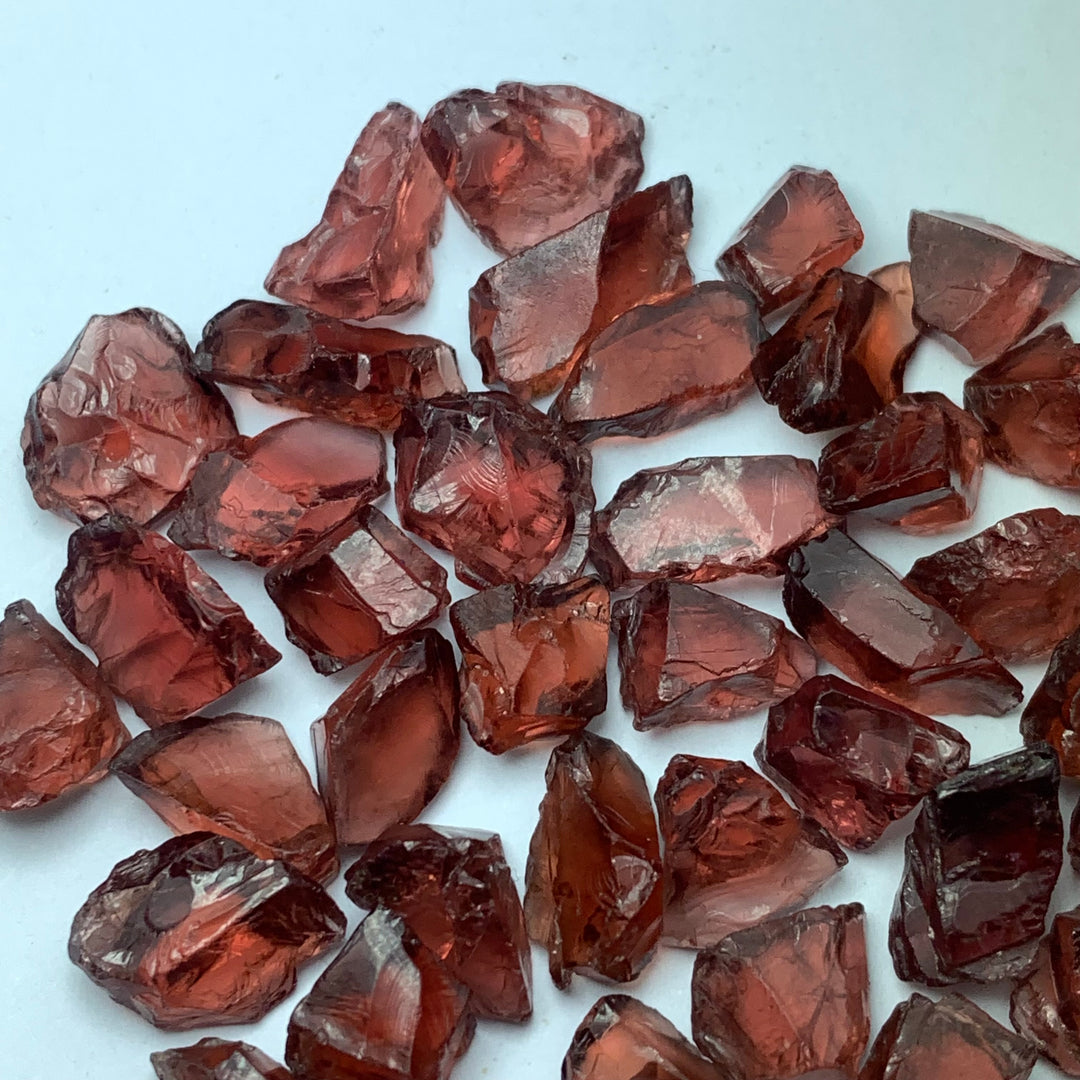 20 Grams Facet Grade Almandine Garnet