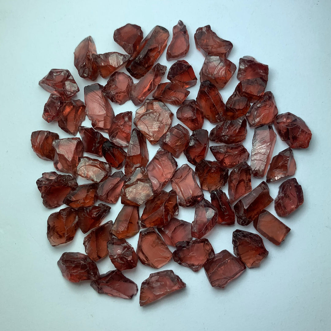 35 Grams Facet Grade Almandine Garnet