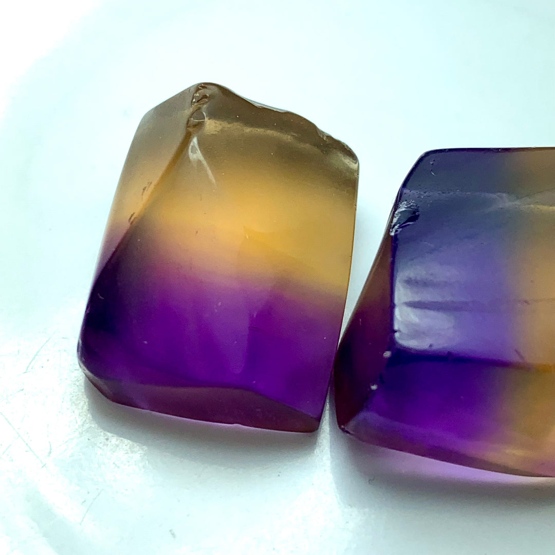 22.74 Grams High Quality Facet Rough Bolivian Ametrine