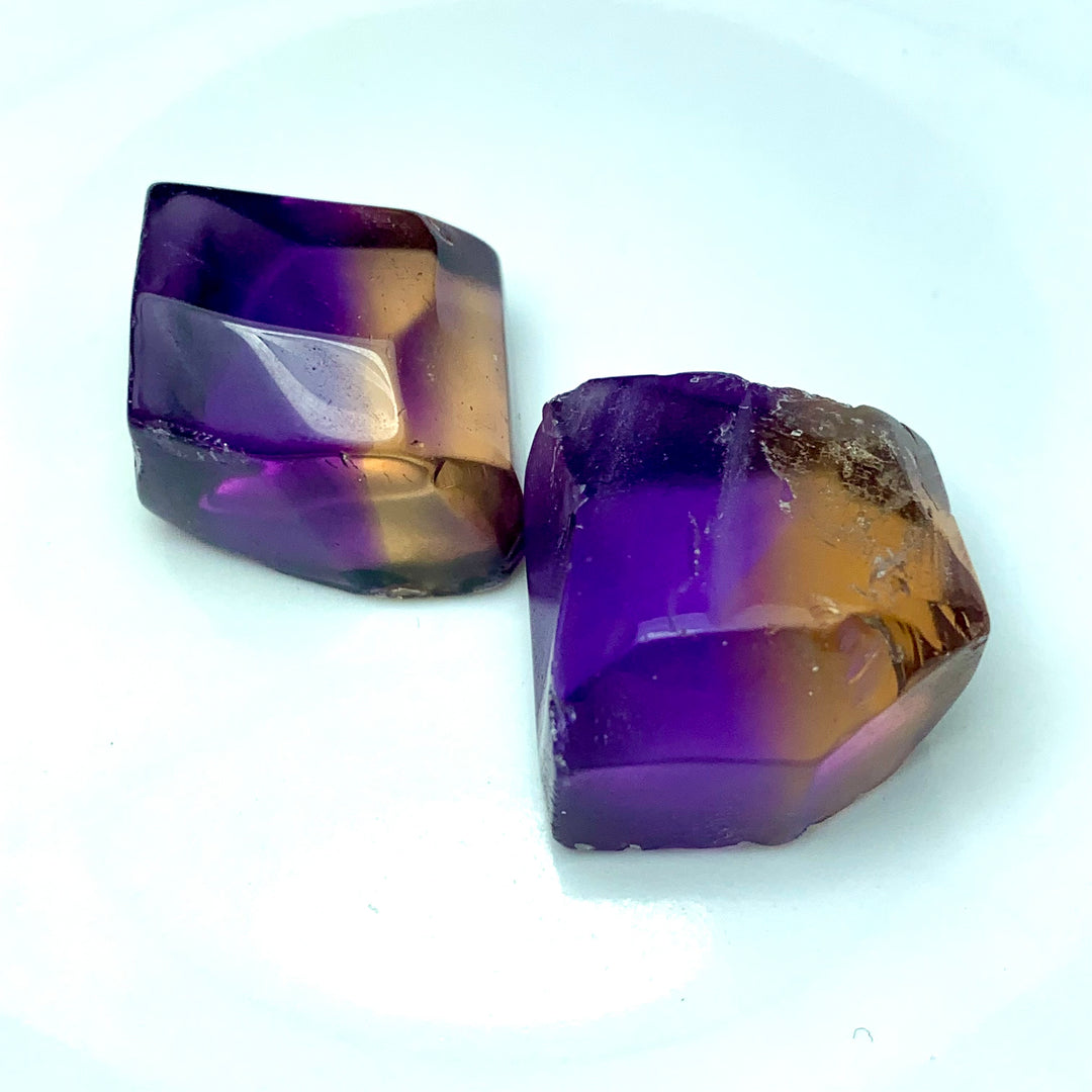 22.86 Grams High Quality Facet Rough Bolivian Ametrine