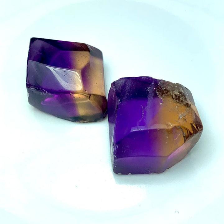 22.86 Grams High Quality Facet Rough Bolivian Ametrine