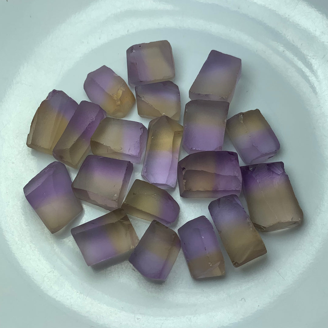 30 Grams Facet Rough Ametrine (2 Grams Average Sizes)