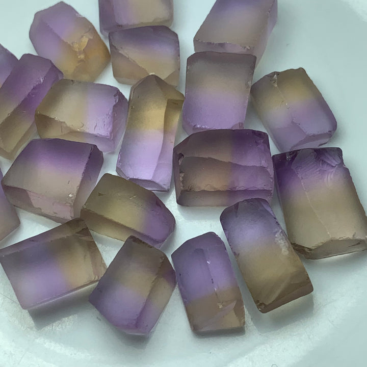 30 Grams Facet Rough Ametrine (2 Grams Average Sizes)