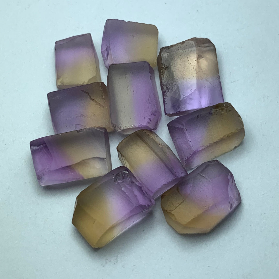 17 Grams Facet Rough Ametrine (2 Grams Average Sizes)