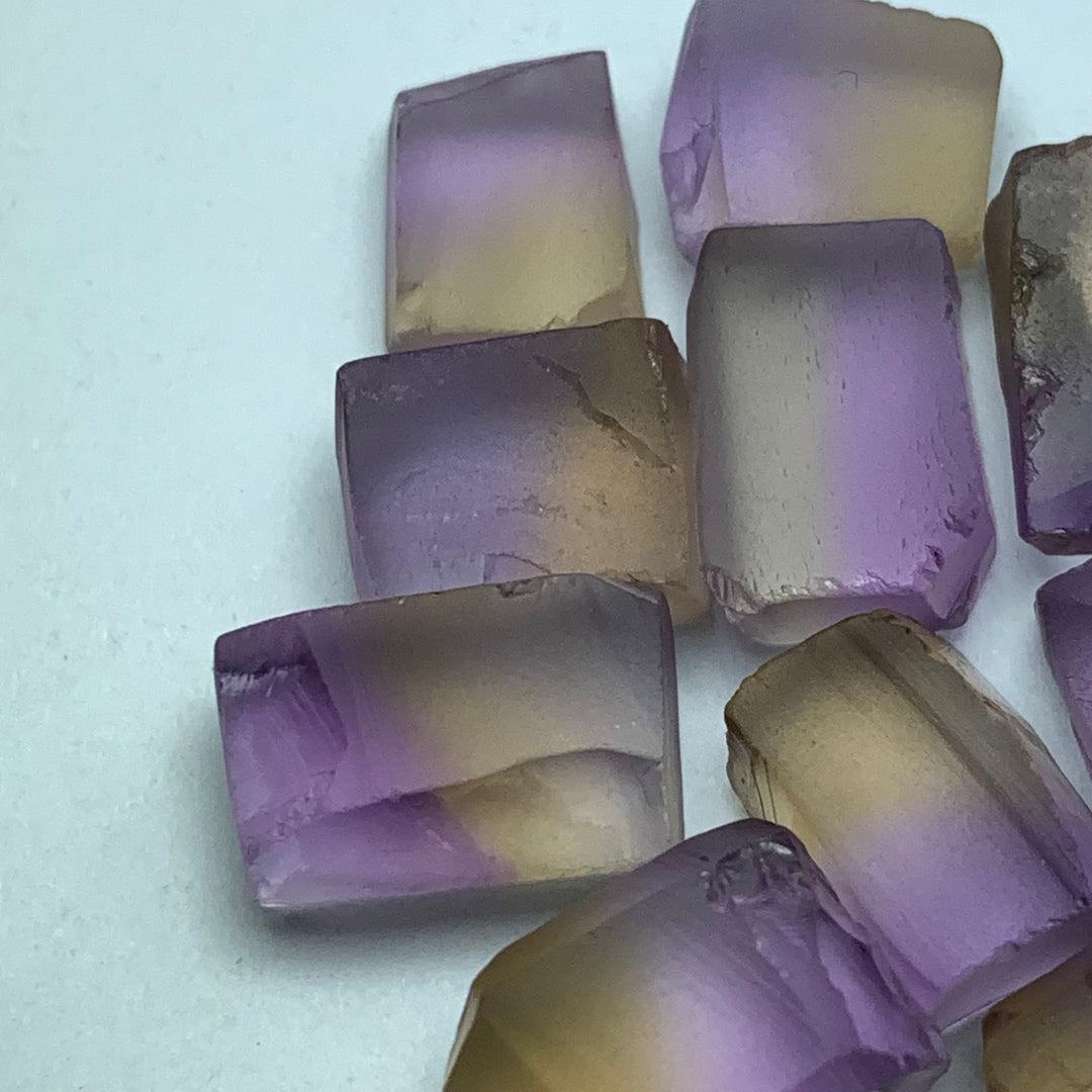 17 Grams Facet Rough Ametrine (2 Grams Average Sizes)