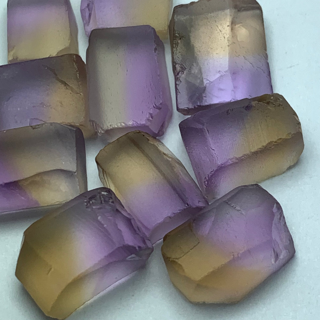 17 Grams Facet Rough Ametrine (2 Grams Average Sizes)