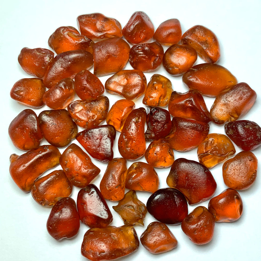 Spessartite Garnets Rough Lot 30 grams | facet Rough Garnets | Facet Grade Gems