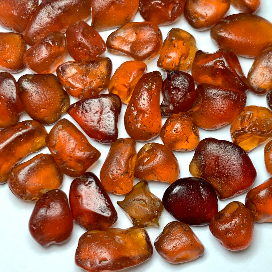 Spessartite Garnets Rough Lot 30 grams | facet Rough Garnets | Facet Grade Gems