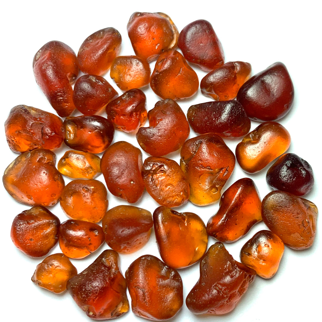 Facet Rough Spessartite Garnets 24.4 grams