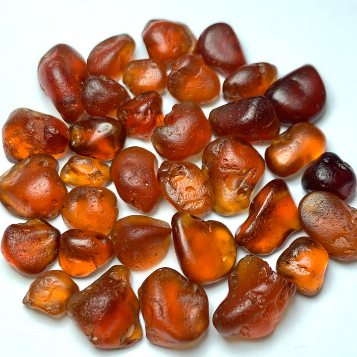 Facet Rough Spessartite Garnets 24.4 grams